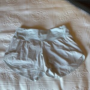Women's Light Blue Lululemon shorts